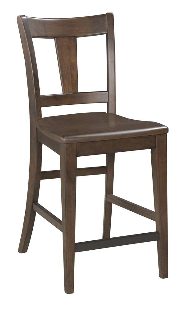 Kincaid Furniture - Kafe Tall Splat Back Chair, Mocha - 317-691M veiw 2