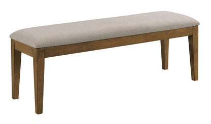 Kincaid Furniture - Kafe Upholstered Dining Bench, Latte - 317-480L veiw 1