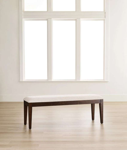 Kincaid Furniture - Kafe Upholstered Dining Bench, Mocha - 317-480M veiw 2