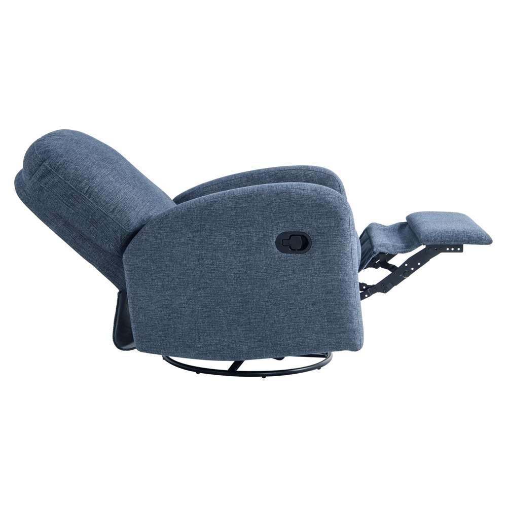 Lifestyle Solutions - Pomeroy Swivel Rocker Recliner Blue - 231A011BLU veiw 8