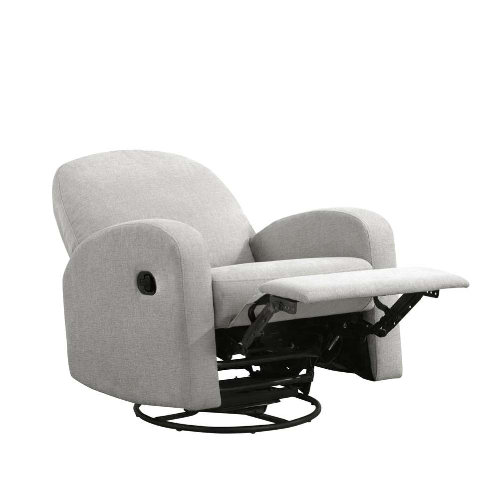 Lifestyle Solutions - Pomeroy Swivel Rocker Recliner Light Grey - 231A011LTG veiw 2