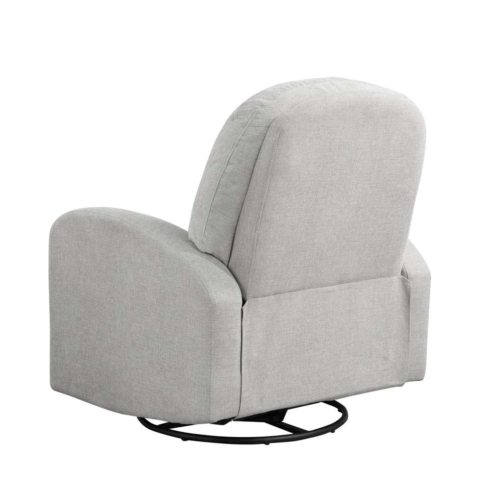 Lifestyle Solutions - Pomeroy Swivel Rocker Recliner Light Grey - 231A011LTG veiw 3