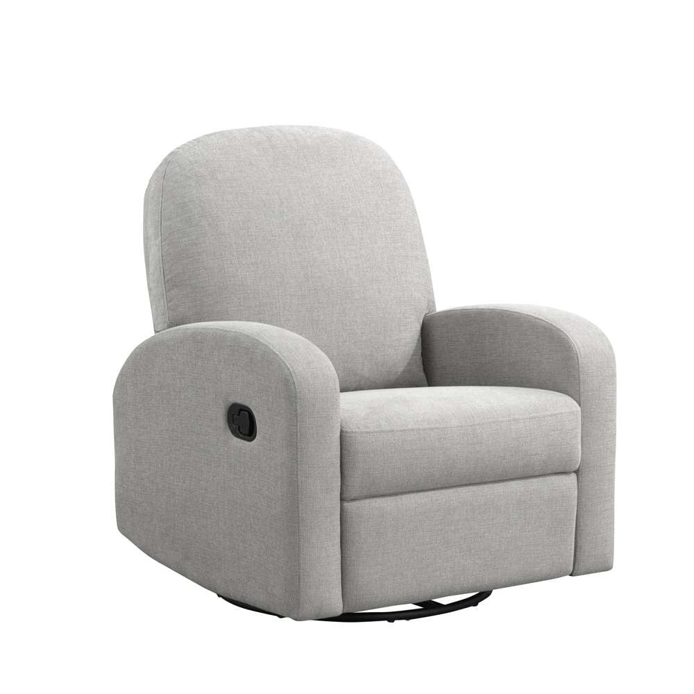 Lifestyle Solutions - Pomeroy Swivel Rocker Recliner Light Grey - 231A011LTG veiw 5