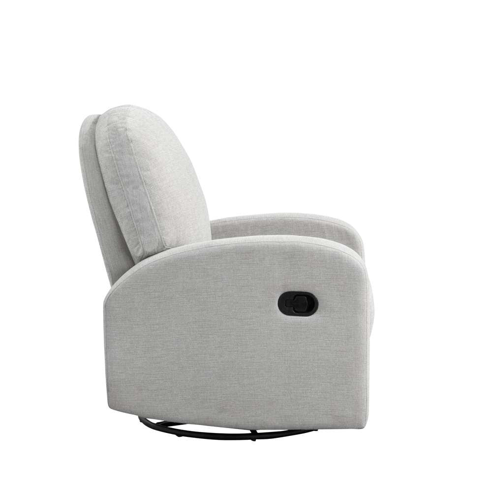 Lifestyle Solutions - Pomeroy Swivel Rocker Recliner Light Grey - 231A011LTG veiw 7