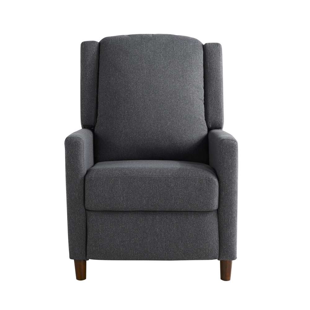 Lifestyle Solutions - Relax A Lounger Clarence Pushback Recliner, Charcoal - 215A010CHR veiw 1