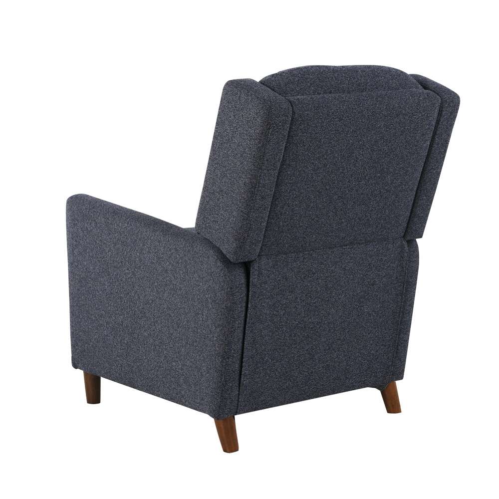 Lifestyle Solutions - Relax A Lounger Clarence Pushback Recliner, Navy - 215A010NVY veiw 3