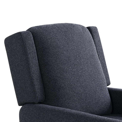 Lifestyle Solutions - Relax A Lounger Clarence Pushback Recliner, Navy - 215A010NVY veiw 5