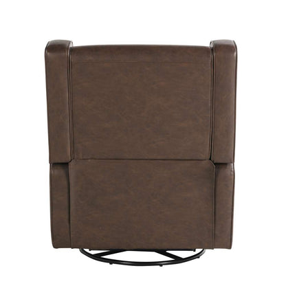 Lifestyle Solutions - Relax A Lounger Einsley Swivel Rocker Recliner, Brown - 231A009BRN veiw 7