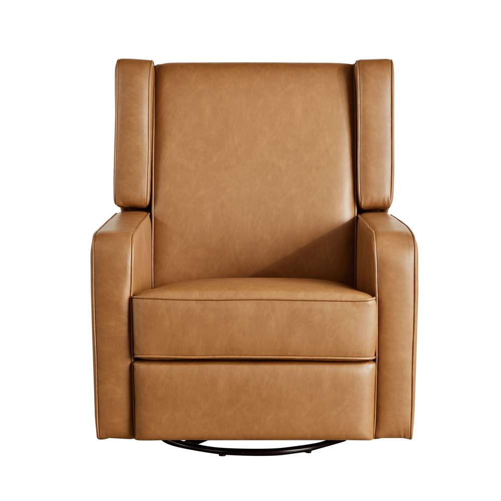 Lifestyle Solutions - Relax A Lounger Einsley Swivel Rocker Recliner, Camel - 231A009CAR veiw 6
