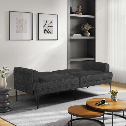 Lifestyle Solutions - Serta Paulson Convertible Sofa, Black - 123A036BLK veiw 3