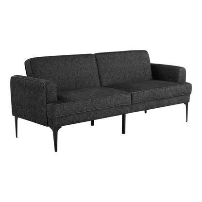 Lifestyle Solutions - Serta Paulson Convertible Sofa, Black - 123A036BLK veiw 4