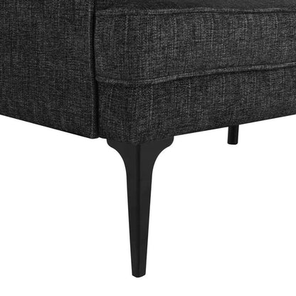 Lifestyle Solutions - Serta Paulson Convertible Sofa, Black - 123A036BLK veiw 9