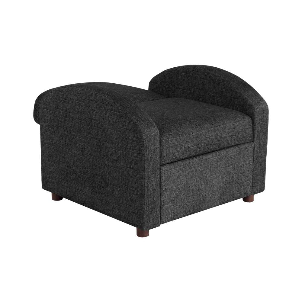 Lifestyle Solutions - Serta Tilson Convertible Chair, Black - 111A027BLK veiw 5