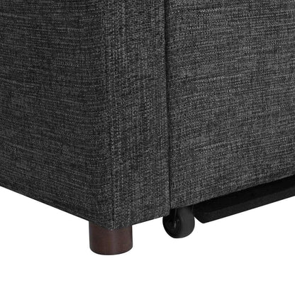 Lifestyle Solutions - Serta Tilson Convertible Chair, Black - 111A027BLK veiw 10