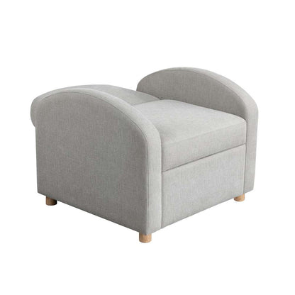 Lifestyle Solutions - Serta Tilson Convertible Chair, Light Gray - 111A027LTG veiw 6