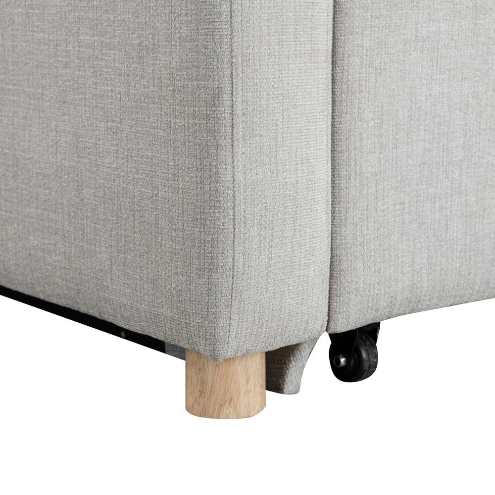Lifestyle Solutions - Serta Tilson Convertible Chair, Light Gray - 111A027LTG veiw 10