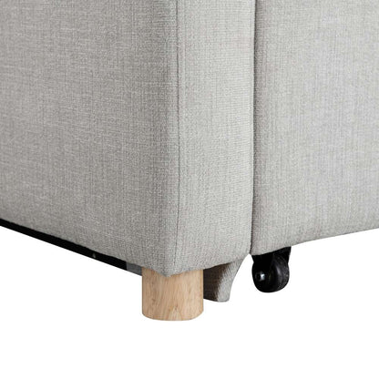 Lifestyle Solutions - Serta Tilson Convertible Chair, Light Gray - 111A027LTG veiw 10