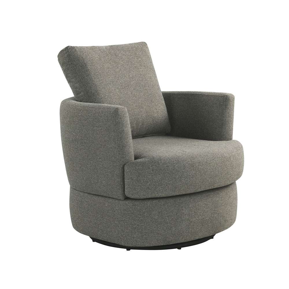 Lifestyle Solutions - Studio Living Ellison Swivel Accent Chair, Gray - 171A009GRY veiw 4
