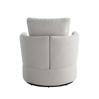 Lifestyle Solutions - Studio Living Ellison Swivel Accent Chair, Ivory - 171A009IVO veiw 2