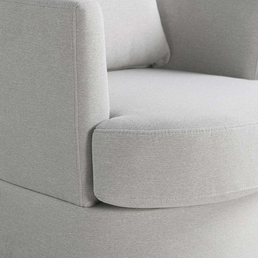Lifestyle Solutions - Studio Living Ellison Swivel Accent Chair, Ivory - 171A009IVO veiw 6