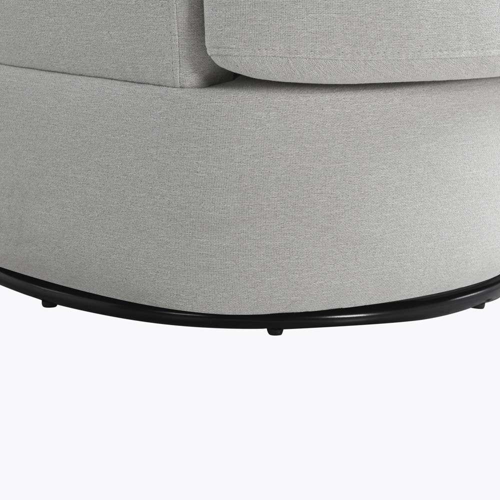 Lifestyle Solutions - Studio Living Ellison Swivel Accent Chair, Ivory - 171A009IVO veiw 7