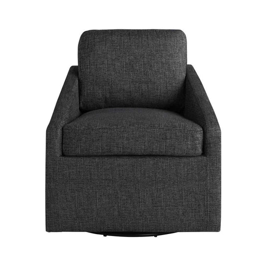 Lifestyle Solutions - Studio Living Harvey Swivel Accent Chair, Black - 171A026BLK veiw 1