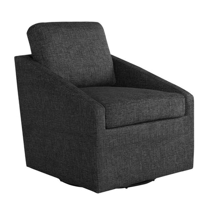 Lifestyle Solutions - Studio Living Harvey Swivel Accent Chair, Black - 171A026BLK veiw 3