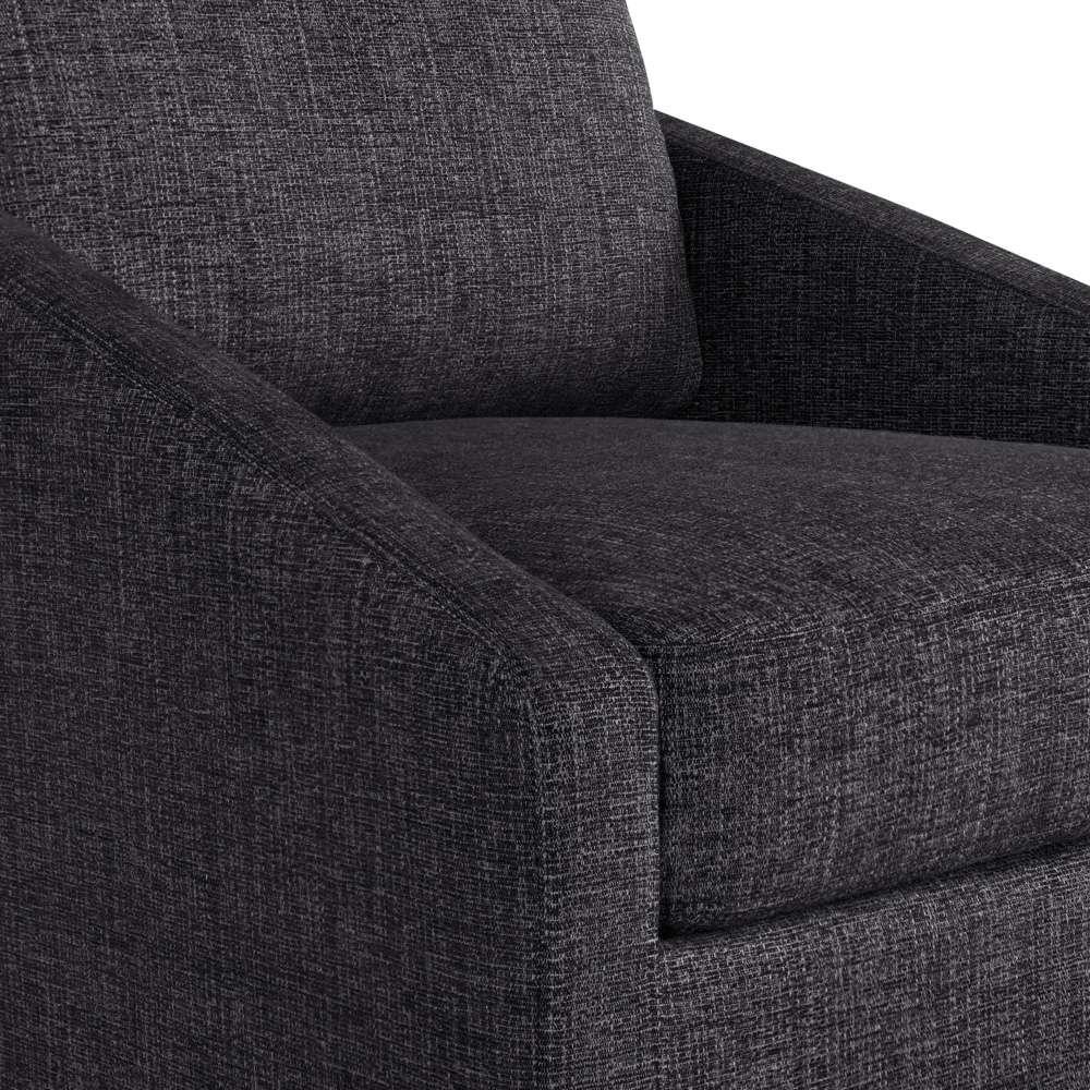 Lifestyle Solutions - Studio Living Harvey Swivel Accent Chair, Black - 171A026BLK veiw 7
