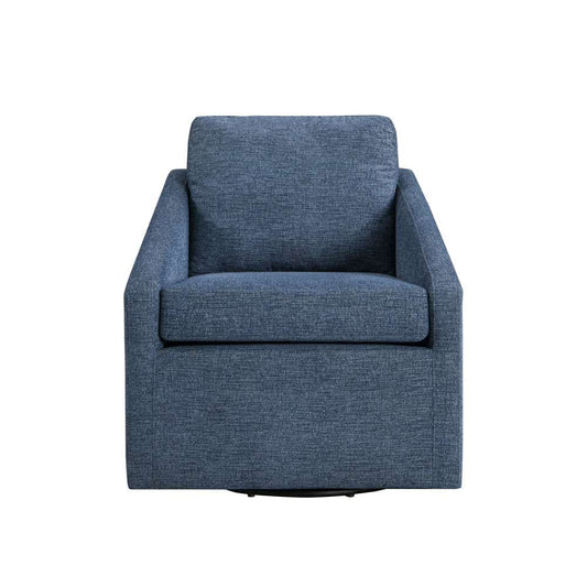 Lifestyle Solutions - Studio Living Harvey Swivel Accent Chair, Blue - 171A026BLU veiw 1