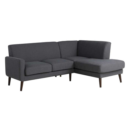 Lifestyle Solutions - Studio Living Sorren Bumper Sectional Sofa, Charcoal - 135A017CHR-SET veiw 7