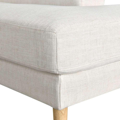 Lifestyle Solutions - Studio Living Sorren Bumper Sectional Sofa, Cream - 135A017CRM-SET veiw 4