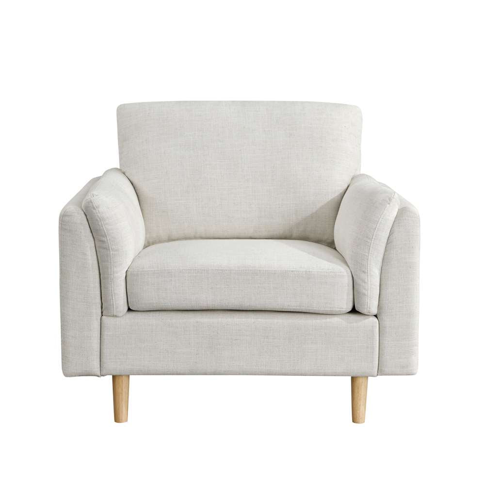 Lifestyle Solutions - Studio Living Straff Accent Chair, Cream - 131A015CRM veiw 1