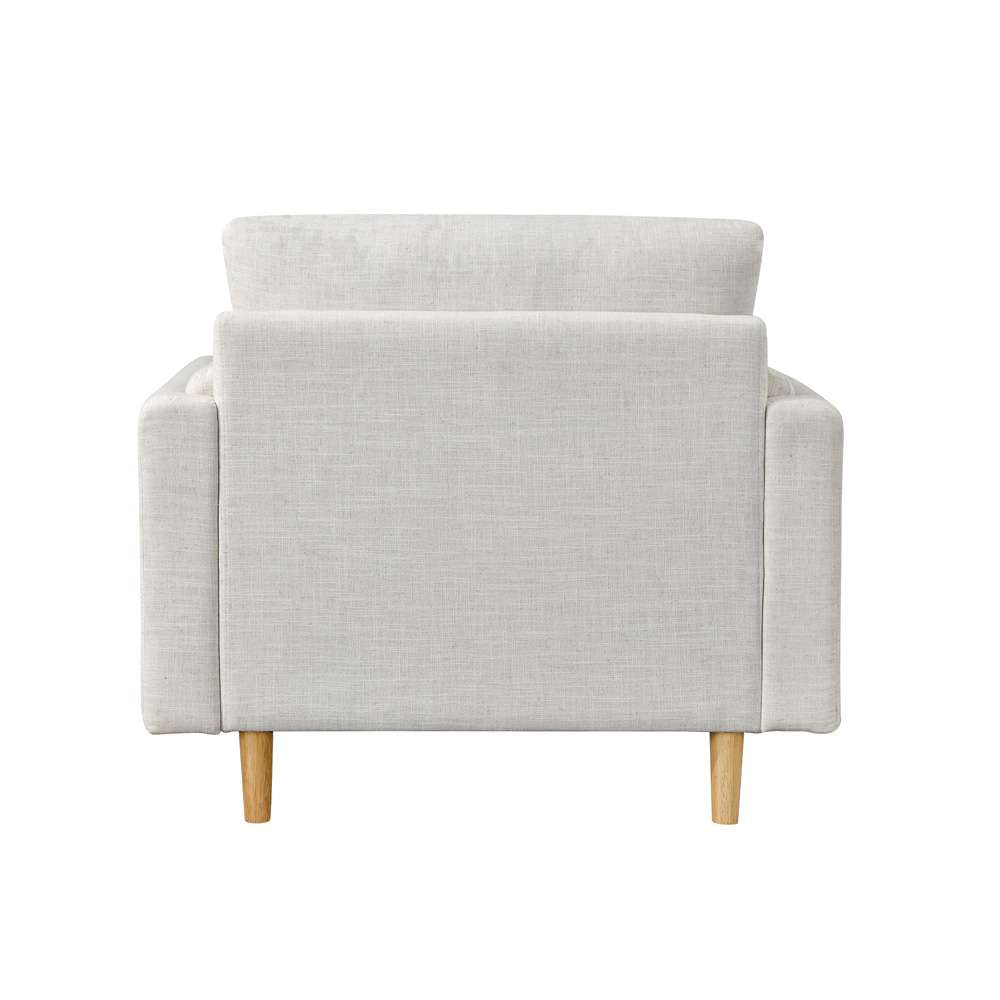 Lifestyle Solutions - Studio Living Straff Accent Chair, Cream - 131A015CRM veiw 5