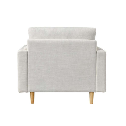 Lifestyle Solutions - Studio Living Straff Accent Chair, Cream - 131A015CRM veiw 5