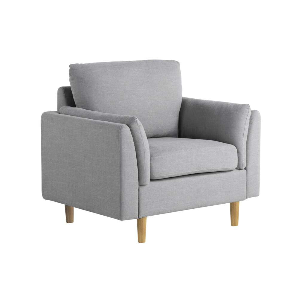 Lifestyle Solutions - Studio Living Straff Accent Chair, Light Gray - 131A015LTG veiw 3