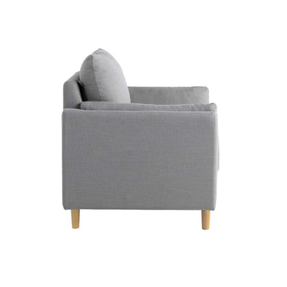 Lifestyle Solutions - Studio Living Straff Accent Chair, Light Gray - 131A015LTG veiw 4