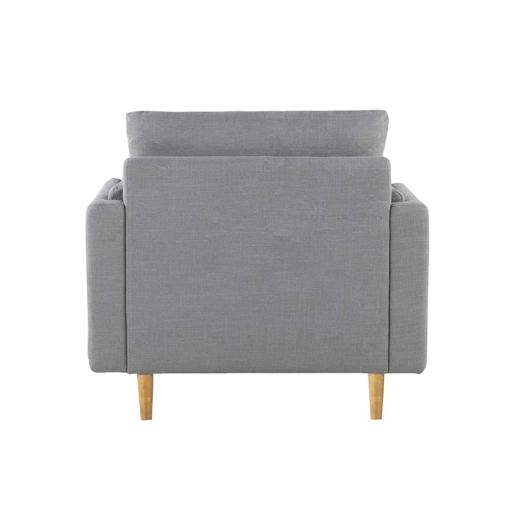 Lifestyle Solutions - Studio Living Straff Accent Chair, Light Gray - 131A015LTG veiw 5