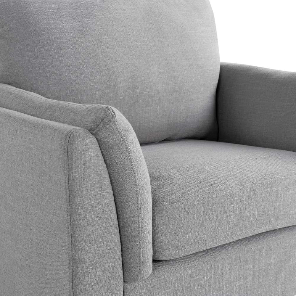 Lifestyle Solutions - Studio Living Straff Accent Chair, Light Gray - 131A015LTG veiw 6