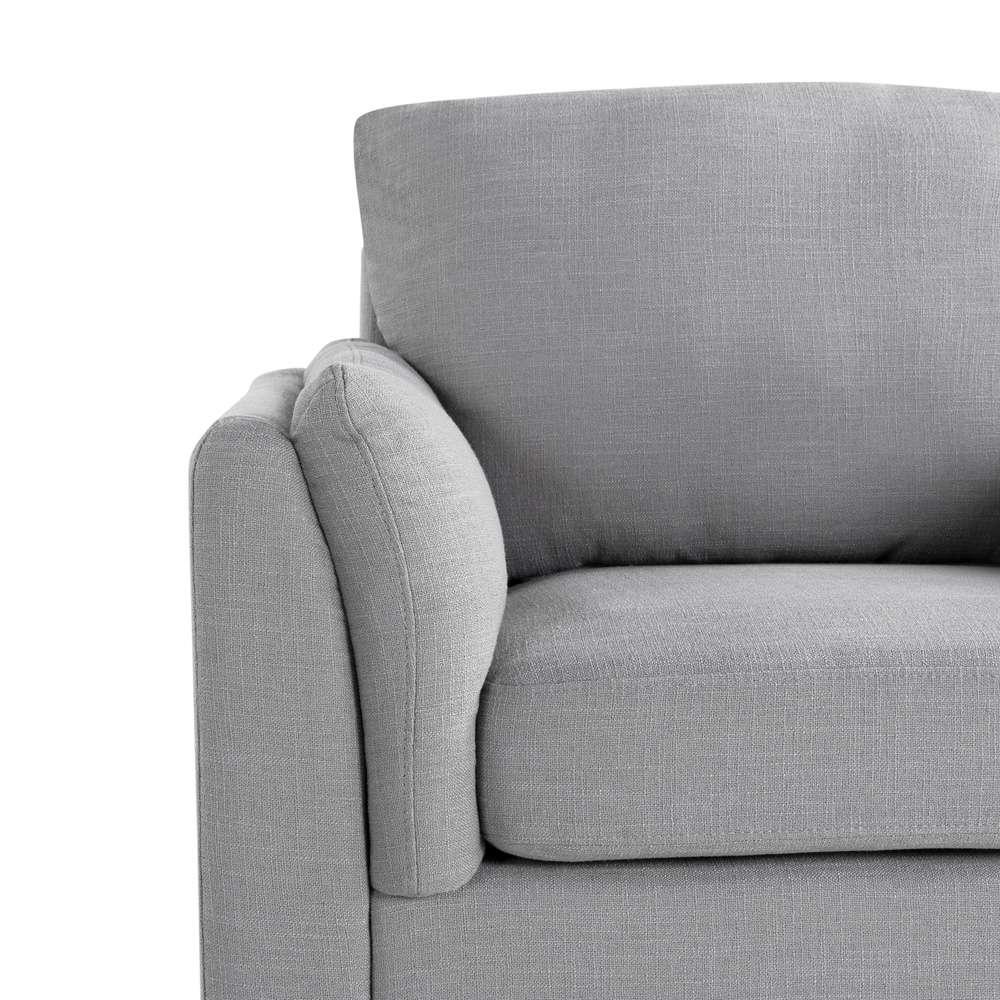 Lifestyle Solutions - Studio Living Straff Accent Chair, Light Gray - 131A015LTG veiw 8