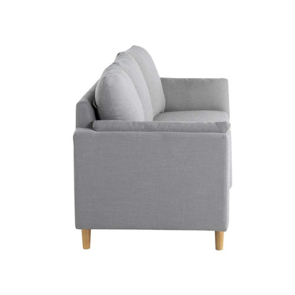 Lifestyle Solutions - Studio Living Straff Sofa, Light Grey - 133A015LTG veiw 4