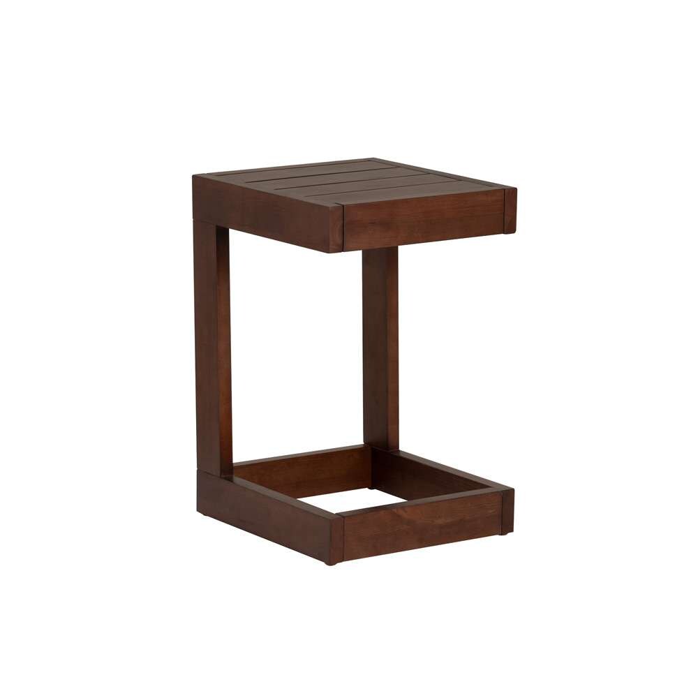 Linon Home Decor - Summerlyn Outdoor C Table, Walnut - OD30WAL01U veiw 2