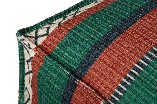 Loloi - PF0013 Fiesta 24inW x 24inD x 7inH Pouf - PF01PF0013FD00FL02 veiw 2