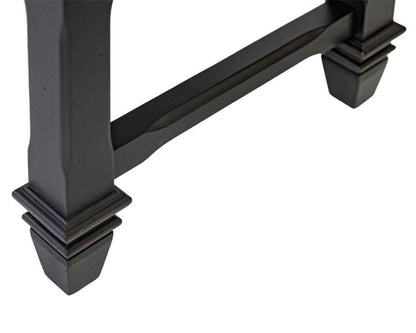 Martin Furniture - Hartford - Traditional Wood Dining Table Bench, Kitchen seat, Fully Assembled, Black - IMHF60 veiw 5