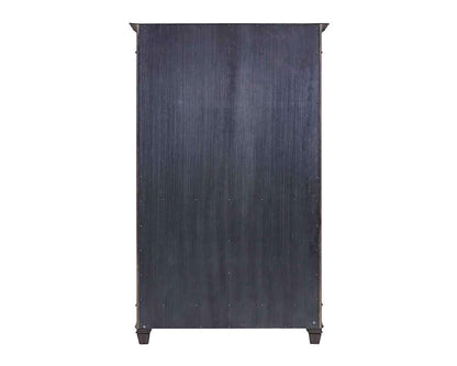 Martin Furniture - Hartford - Traditional Wood Kitchen Display Cabinet, Dining Storage, Black - IMHF4878 veiw 3