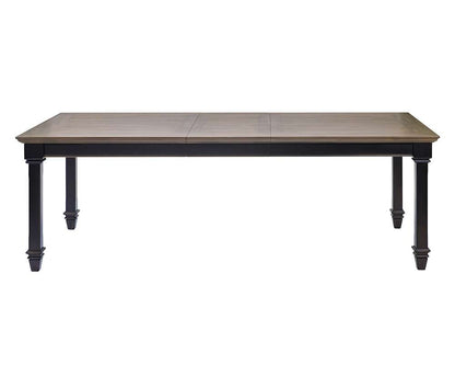 Martin Furniture - Hartford - Traditional Wood Kitchen Extension Dining Table and Six Chairs, Black - IMHF7242KIT7 veiw 3