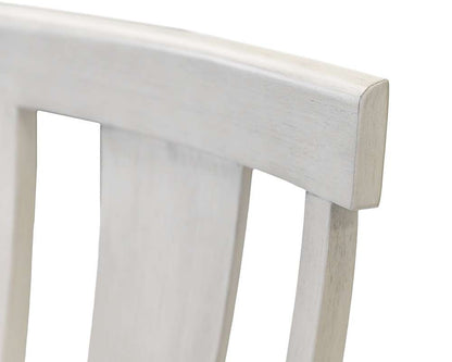 Martin Furniture - Hartford - Traditional Wood Kitchen Extension Dining Table and Six Chairs, White - IMHF7242CKIT7 veiw 8