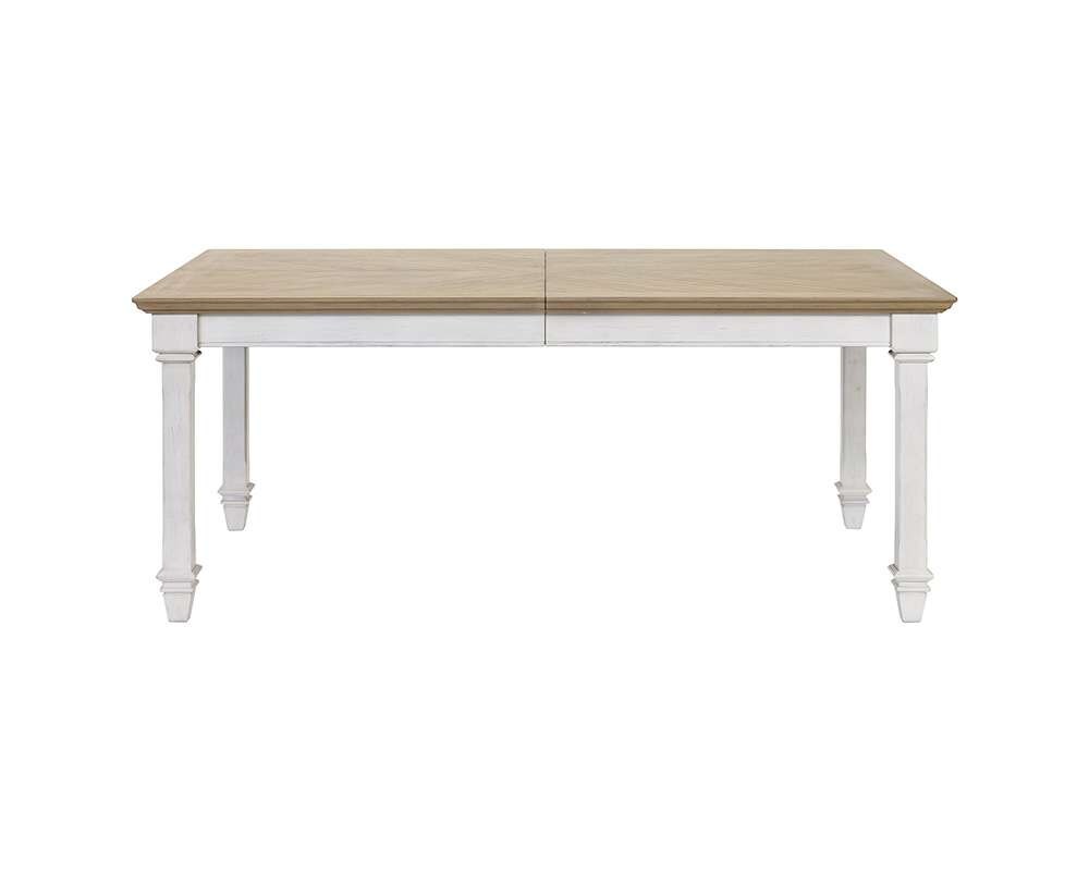 Martin Furniture - Hartford - Traditional Wood Kitchen Extension Dining Table, White - IMHF7242C veiw 2