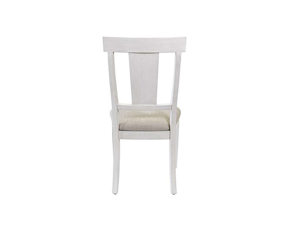 Martin Furniture - Hartford - Two Wood Traditional Kitchen Table Chairs, Dining Seats, White - IMHF70CKIT2 veiw 3