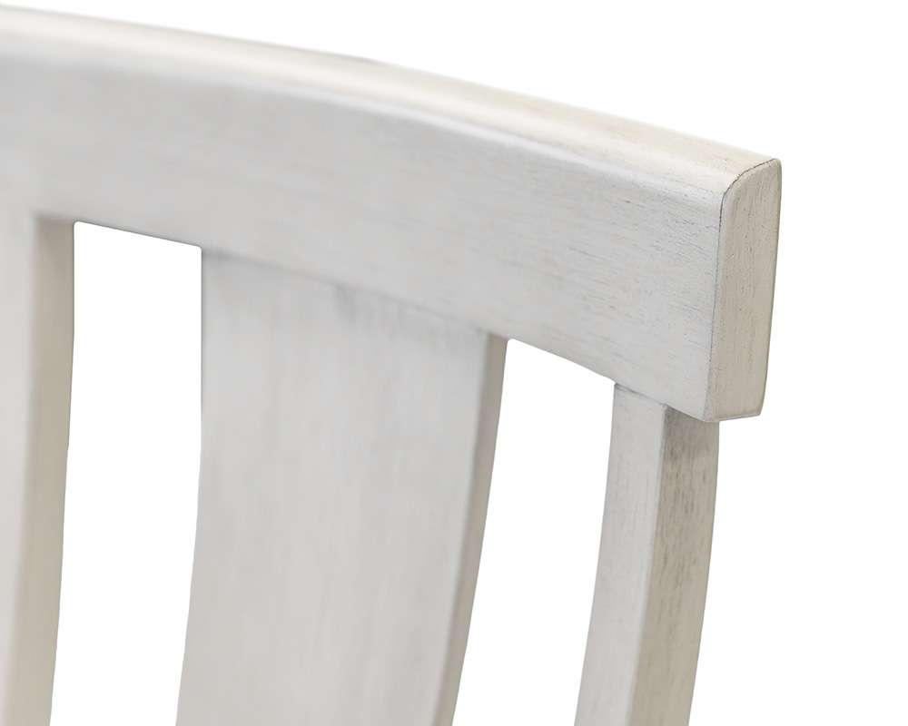 Martin Furniture - Hartford - Two Wood Traditional Kitchen Table Chairs, Dining Seats, White - IMHF70CKIT2 veiw 7