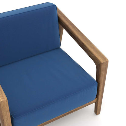 New Classic Furniture - Bali Outdoor Solid Wood Club Chairs (Set Of 2) - Dark Blue - G896B-10S veiw 4